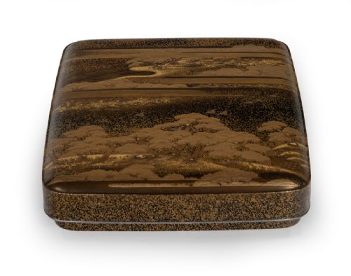 EXCEPTIONAL JAPANESE GOLD LACQUER SUZURIBAKO AND BUNKO SET - ADDITIONAL PHOTO 10