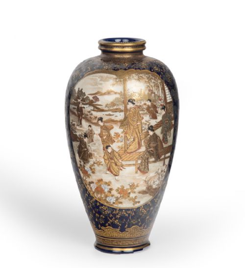 FINE QUALITY JAPANESE SATSUMA VASE KINKOZAN - ADDITIONAL PHOTO 2