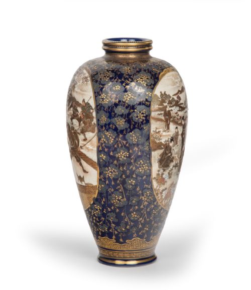 FINE QUALITY JAPANESE SATSUMA VASE KINKOZAN - ADDITIONAL PHOTO 3