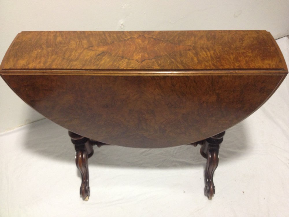 NOW HALF PRICE !! SUPER QUALITY VICTORIAN WALNUT SUTHERLAND TABLE