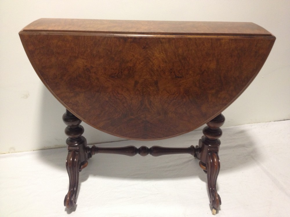 NOW HALF PRICE !! SUPER QUALITY VICTORIAN WALNUT SUTHERLAND TABLE View II