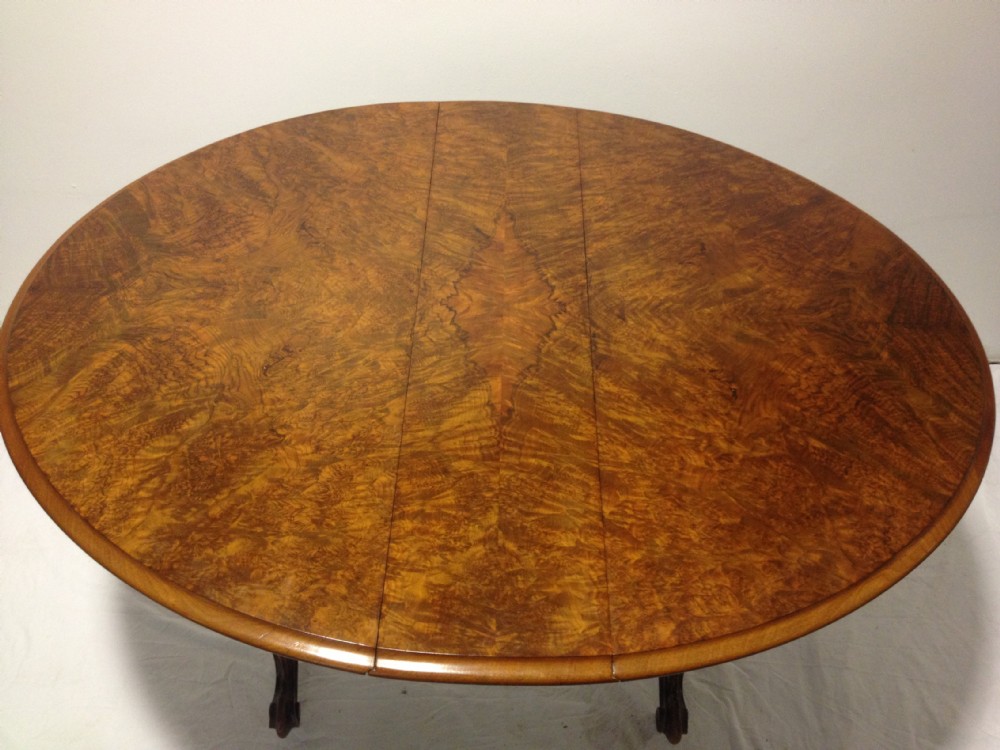 NOW HALF PRICE !! SUPER QUALITY VICTORIAN WALNUT SUTHERLAND TABLE View IX