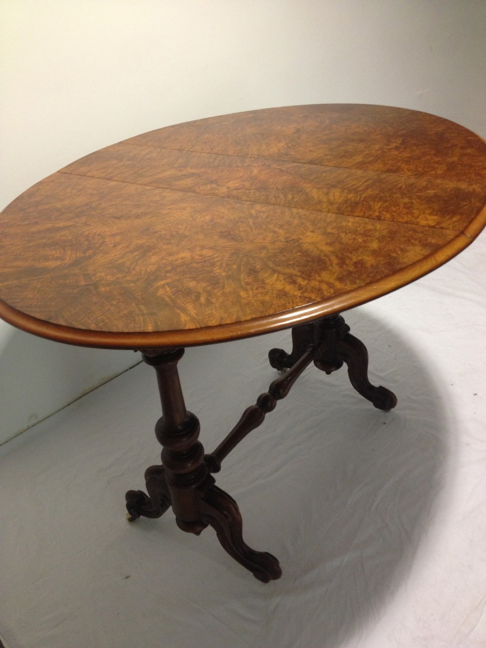 NOW HALF PRICE !! SUPER QUALITY VICTORIAN WALNUT SUTHERLAND TABLE View XIV