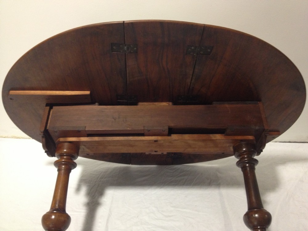 NOW HALF PRICE !! SUPER QUALITY VICTORIAN WALNUT SUTHERLAND TABLE View XV