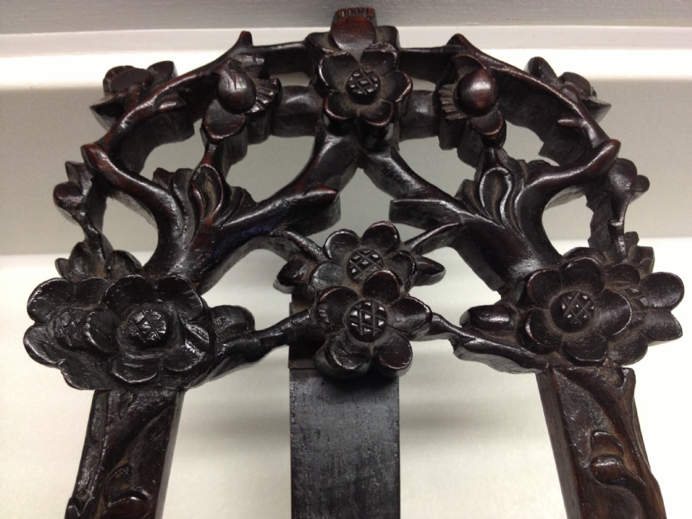 GREAT PAIR OF CHINESE HARDWOOD EASELS View VII