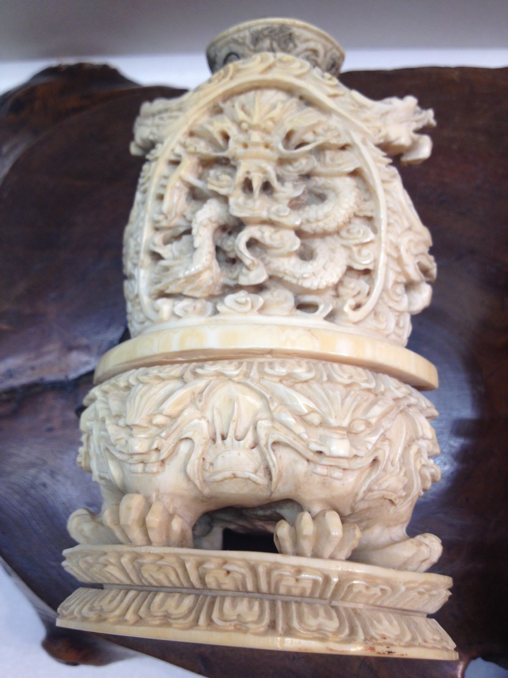 FINE PAIR OF CHINESE IVORY FIGURES EMPORER AND EMPORESS View XII