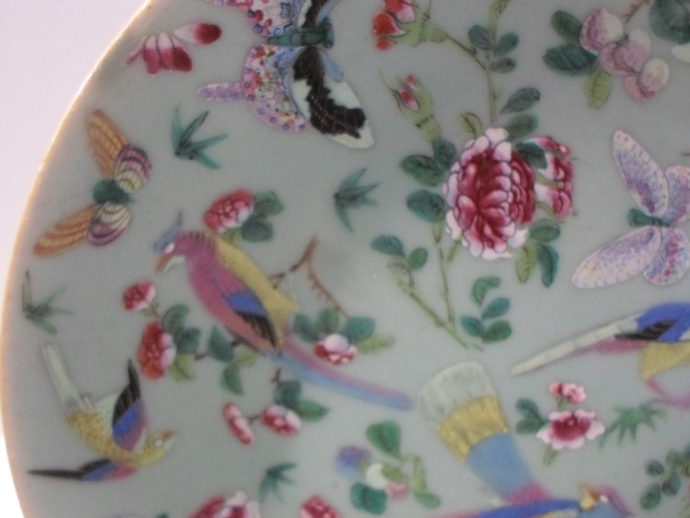 A GREAT PAIR OF CHINESE 19TH CENTURY CELADON DISHES View VI