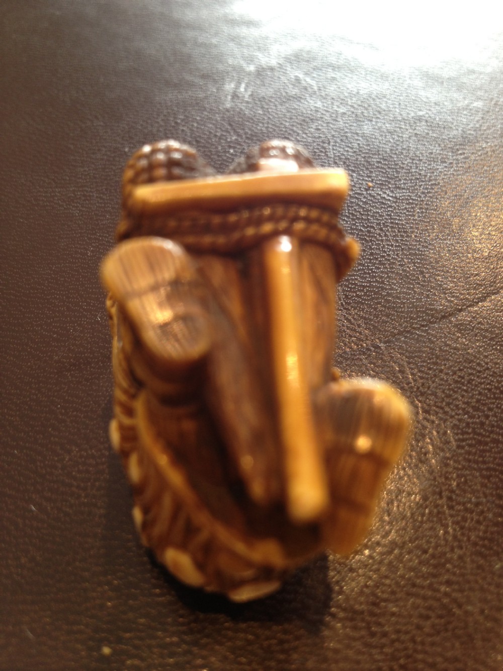 UNUSUAL FINE QUALITY JAPANESE IVORY NETSUKE MEIJI PERIOD 1868-1912 View V