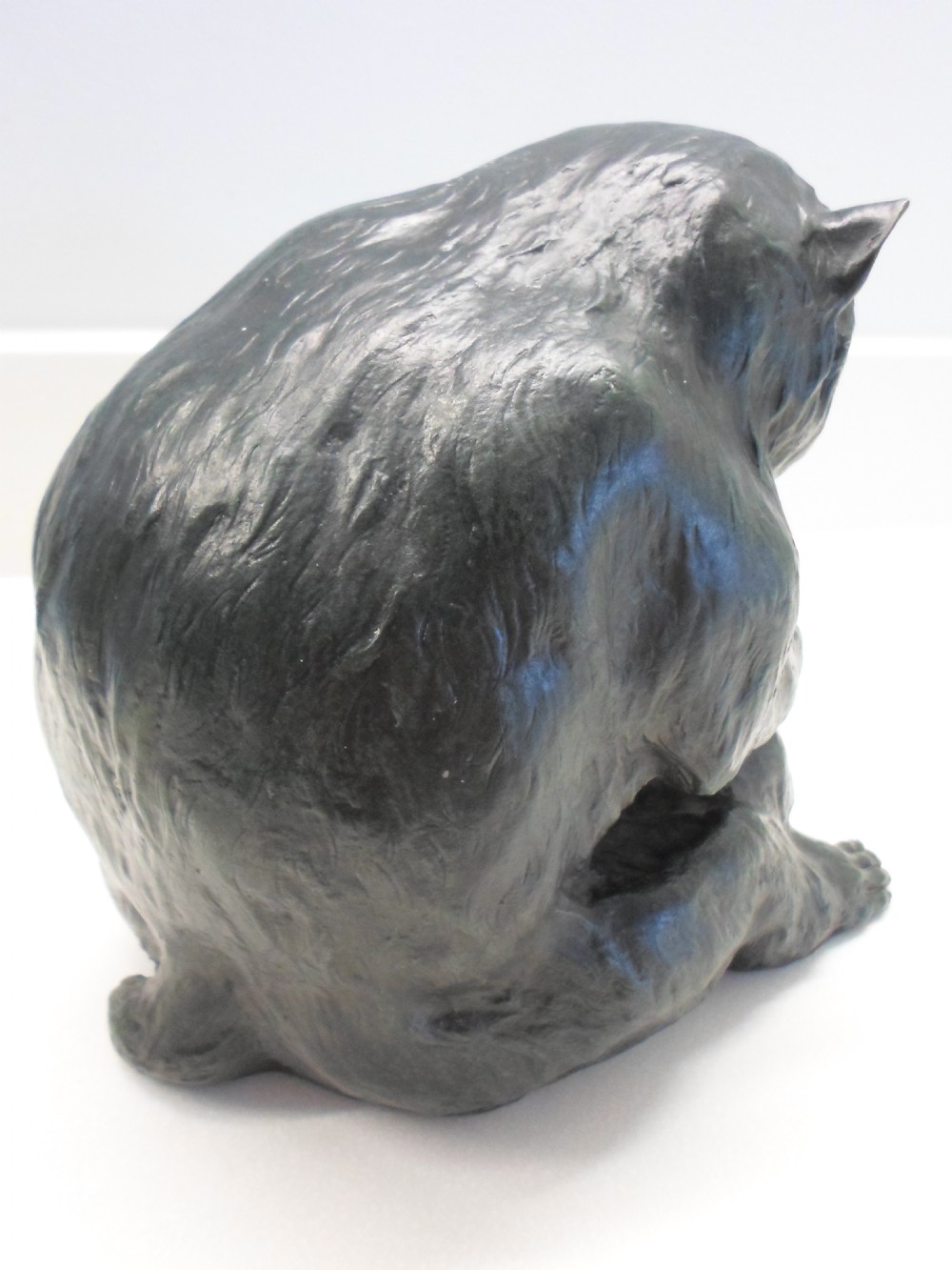 CHARMING HEAVY JAPANESE BRONZE MONKEY OKIMONO TOKYO ART SCHOOL View VII