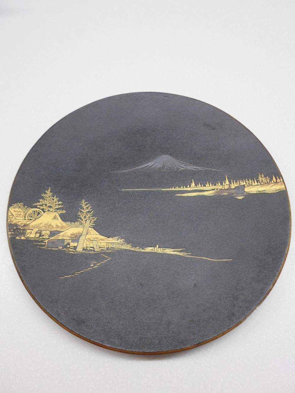 JAPANESE KOMAI STYLE DISH ON STAND View II