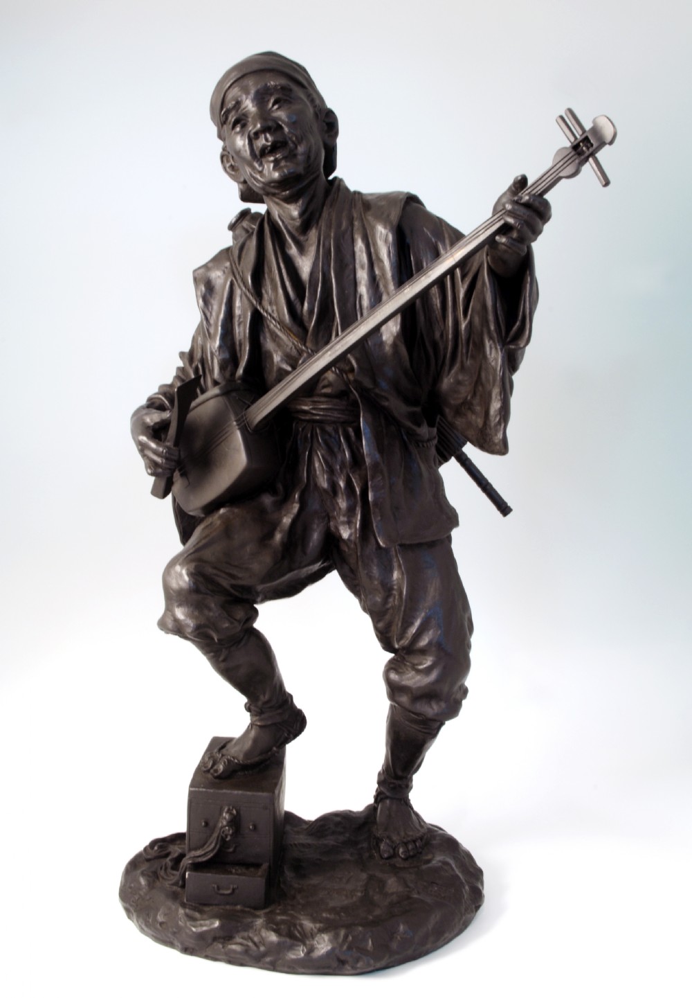 LARGE JAPANESE TOKYO SCHOOL BRONZE OKIMONO