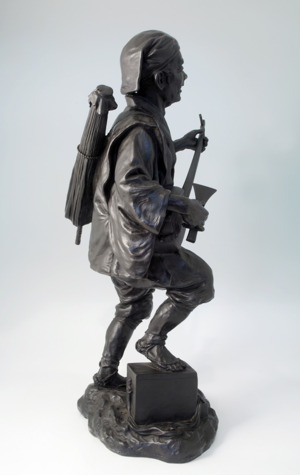 LARGE JAPANESE TOKYO SCHOOL BRONZE OKIMONO View IV