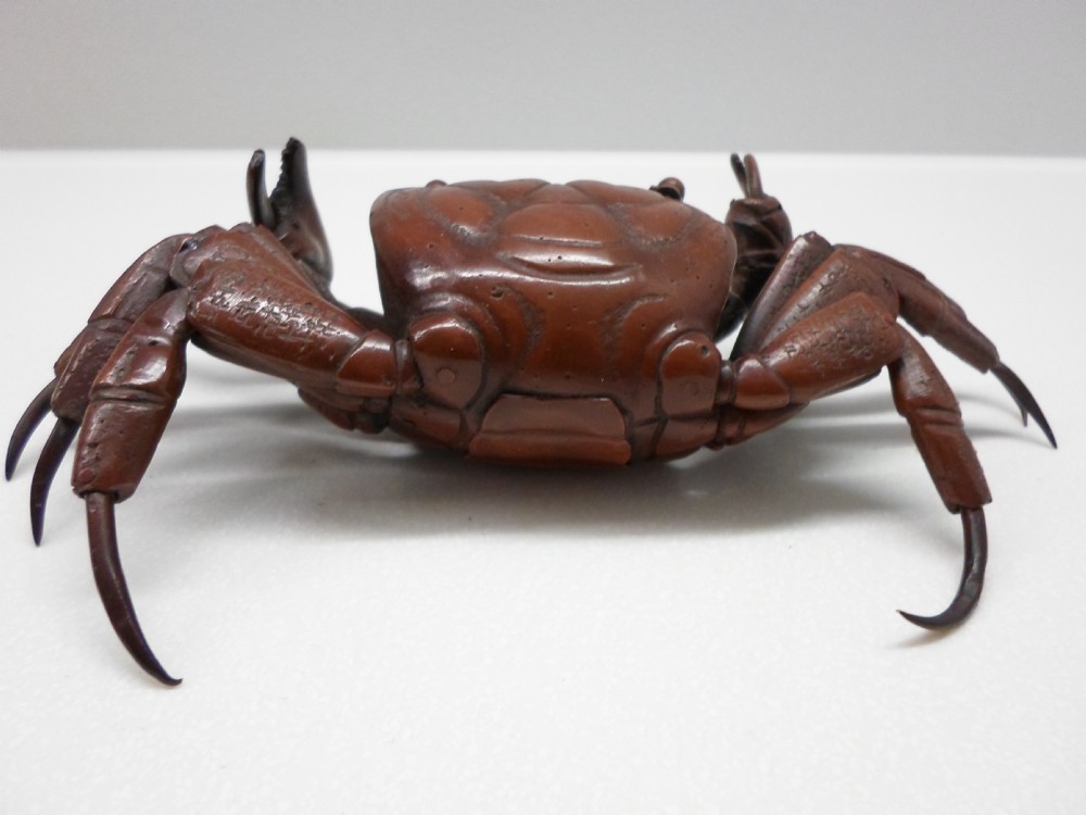 HEAVY QUALITY JAPANESE BRONZE ARTICULATED CRAB  View IV