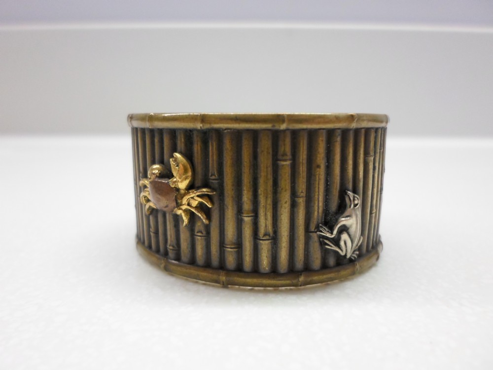 GREAT COLLECTION JAPANESE MIXED METAL NAPKIN RINGS View VI