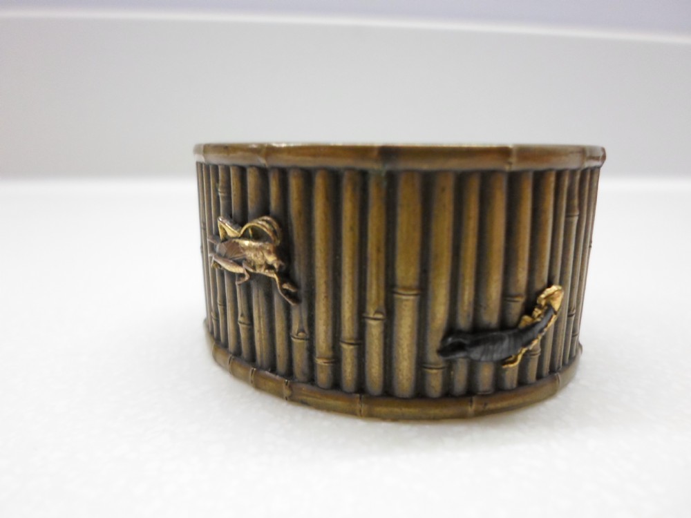 GREAT COLLECTION JAPANESE MIXED METAL NAPKIN RINGS View VII