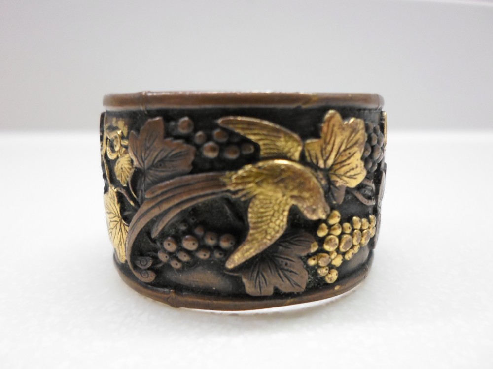 GREAT COLLECTION JAPANESE MIXED METAL NAPKIN RINGS View XI