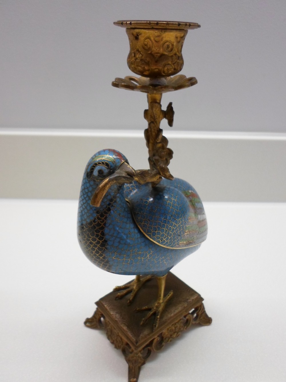 CHARMING PAIR OF 18TH CENTURY CHINESE CLOISONNE CENSORS View VI
