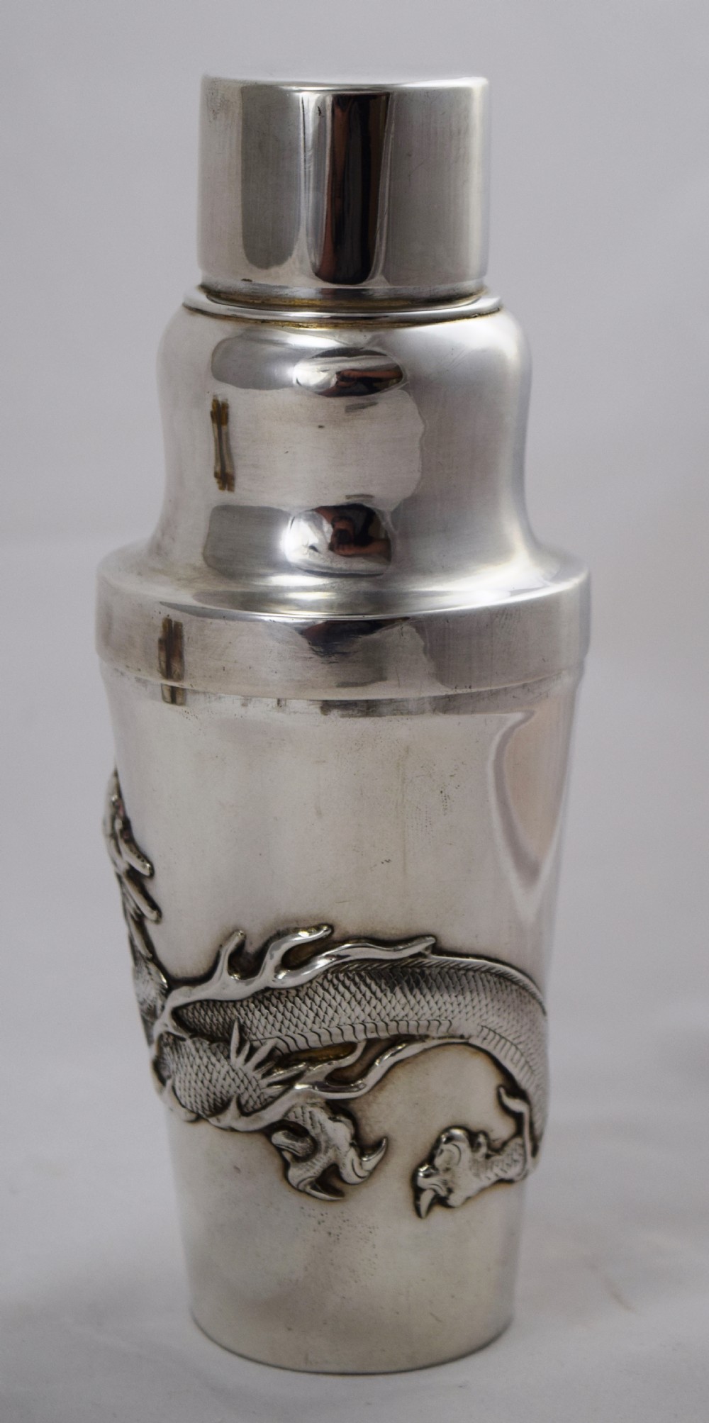 CHINESE SILVER DRAGON COCKTAIL SET BY WANG-HING View III