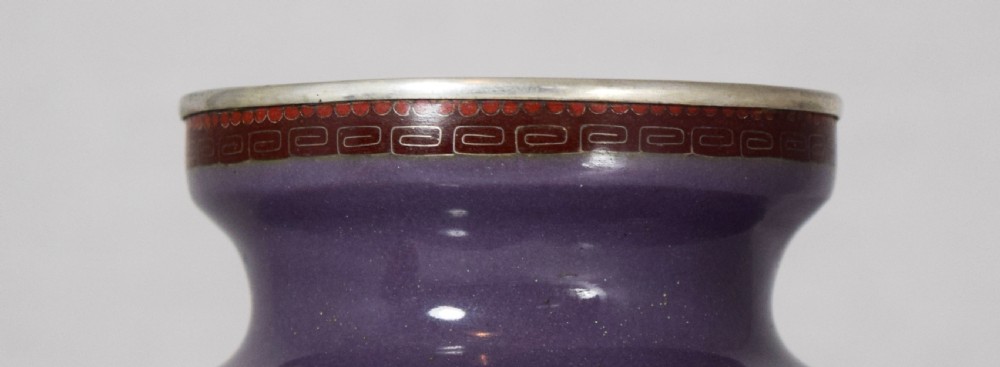 LOVELY QUALITY PAIR OF JAPANESE CLOISONNE VASES MEIJI View VII