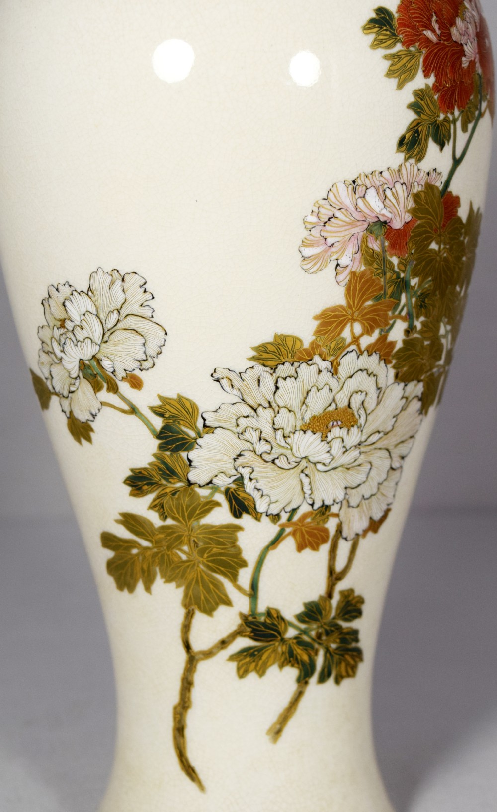 LARGE JAPANESE SATSUMA VASE BY YABU MEIZAN (1853-1934) View VII