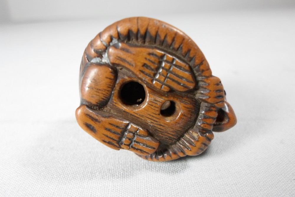 19TH CENTURY JAPANESE BOXWOOD RAT NETSUKE  View VI