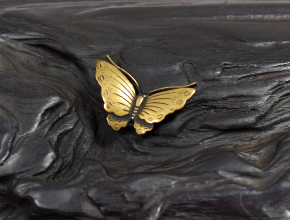 UNUSUAL JAPANESE MIXED MEDIA BRONZE AND WOOD OKIMONO View VI