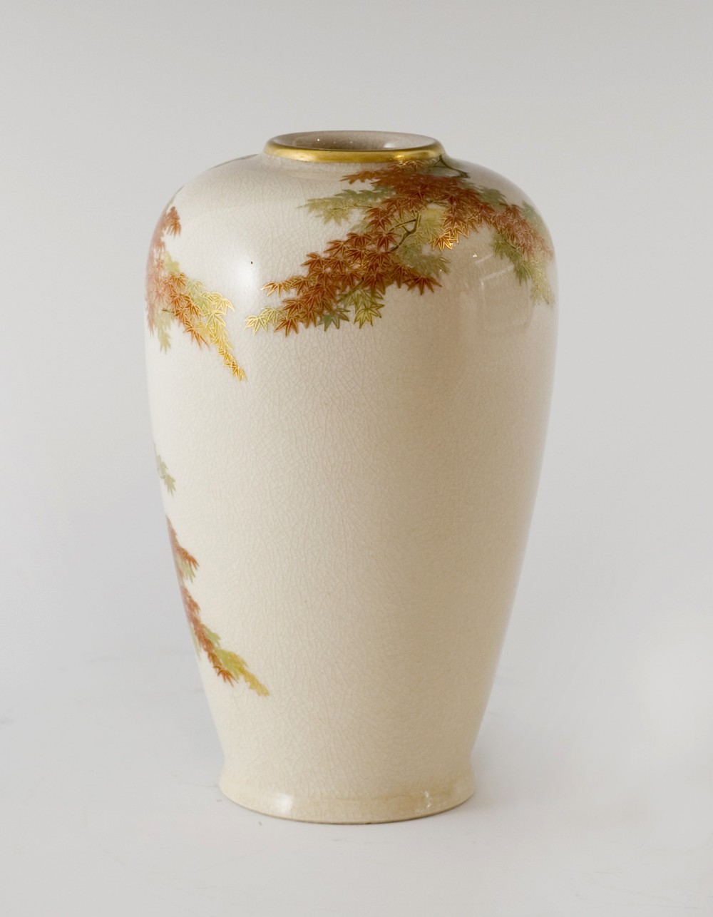 A GOOD JAPANESE SATSUMA VASE BY YABU MEIZAN View II