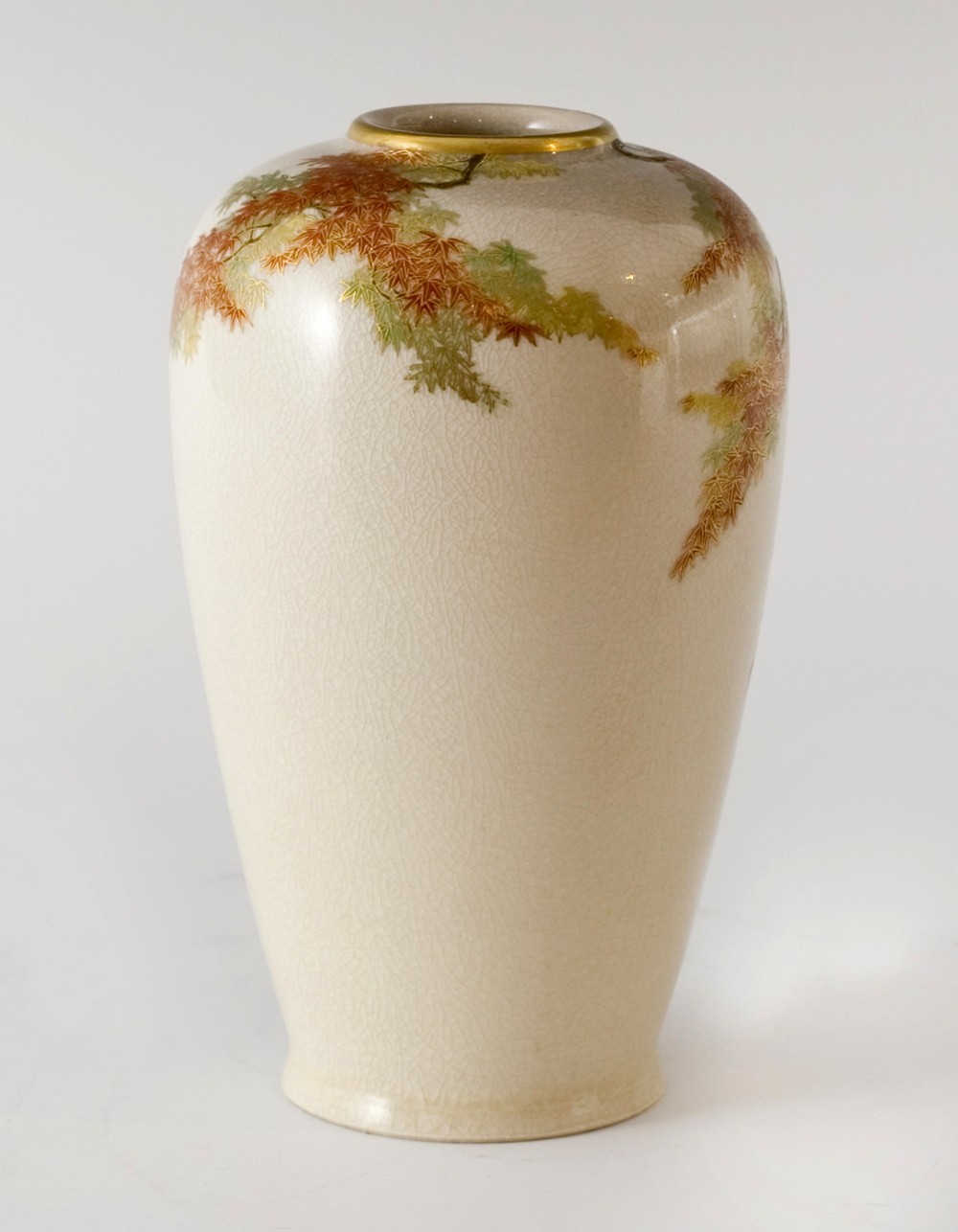 A GOOD JAPANESE SATSUMA VASE BY YABU MEIZAN View III