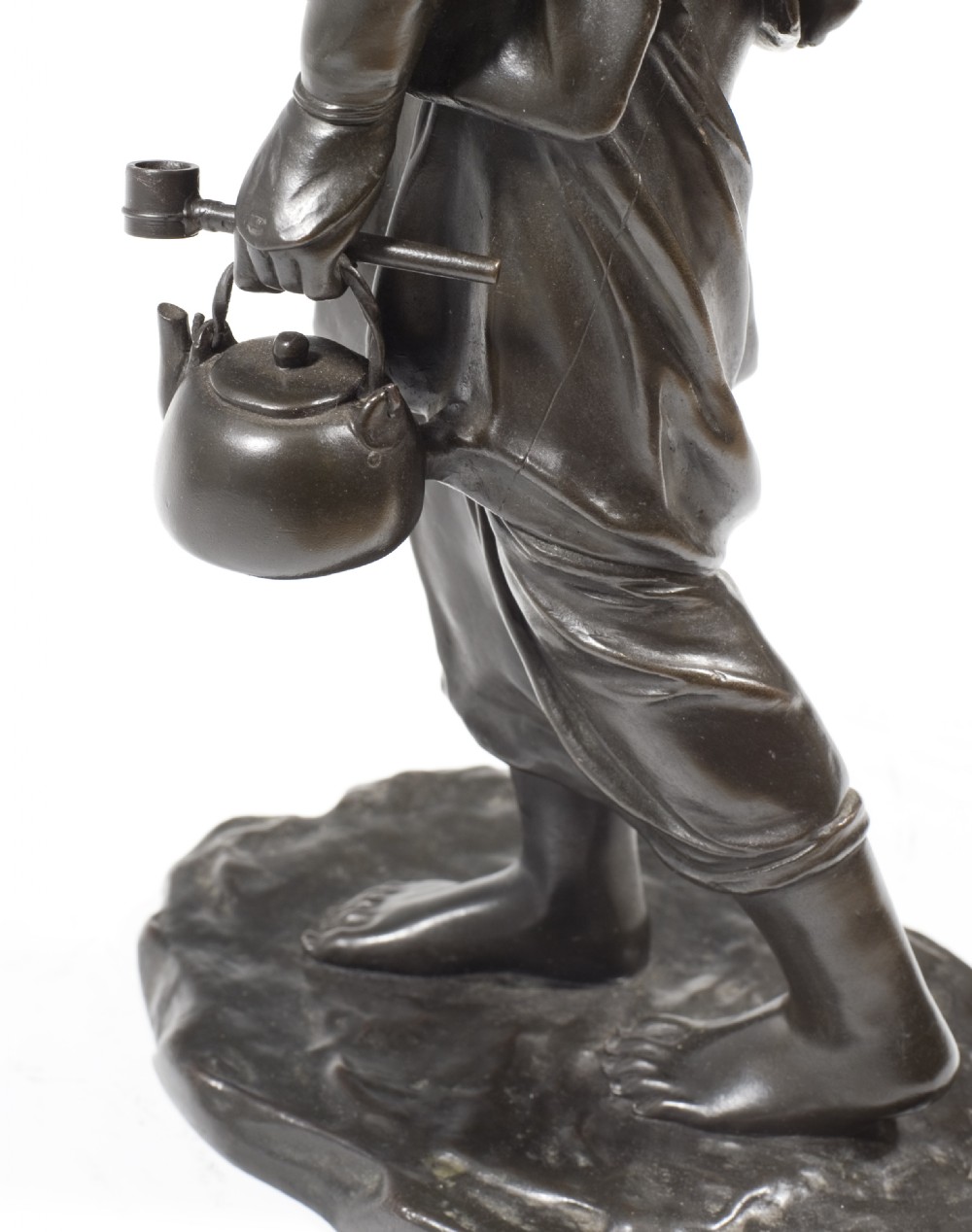 CHARMING JAPANESE TOKYO SCHOOL BRONZE BIJIN AND CHILD BY SEIYA View X
