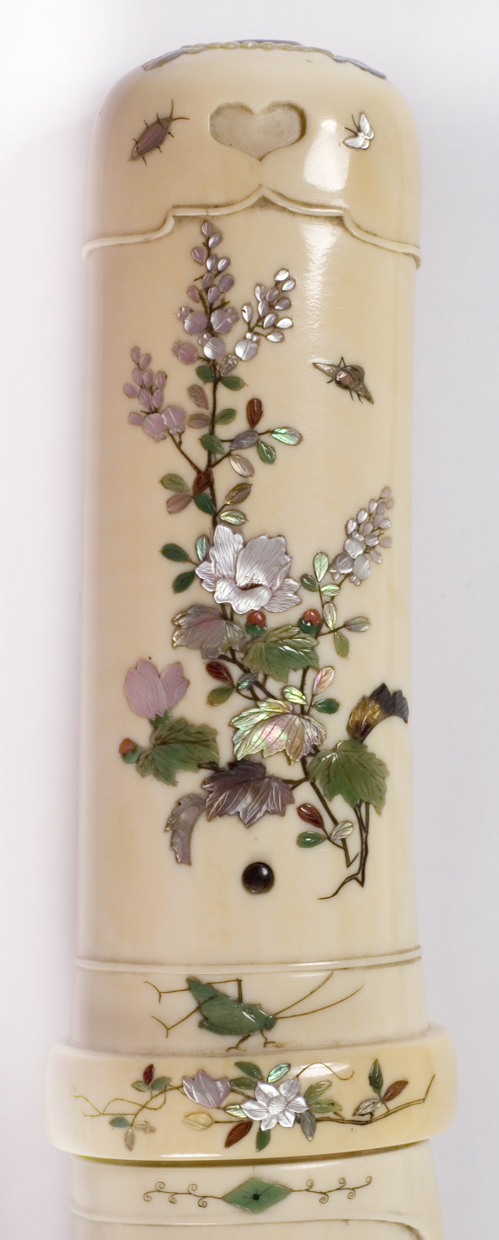 A LARGE EXHIBITION QUALITY JAPANESE IVORY & SHIBAYAMA TANTO View XII