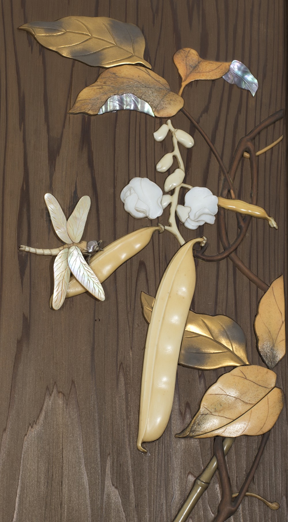 FINE QUALITY JAPANESE SHIBAYAMA STYLE ONLAID PANEL View II