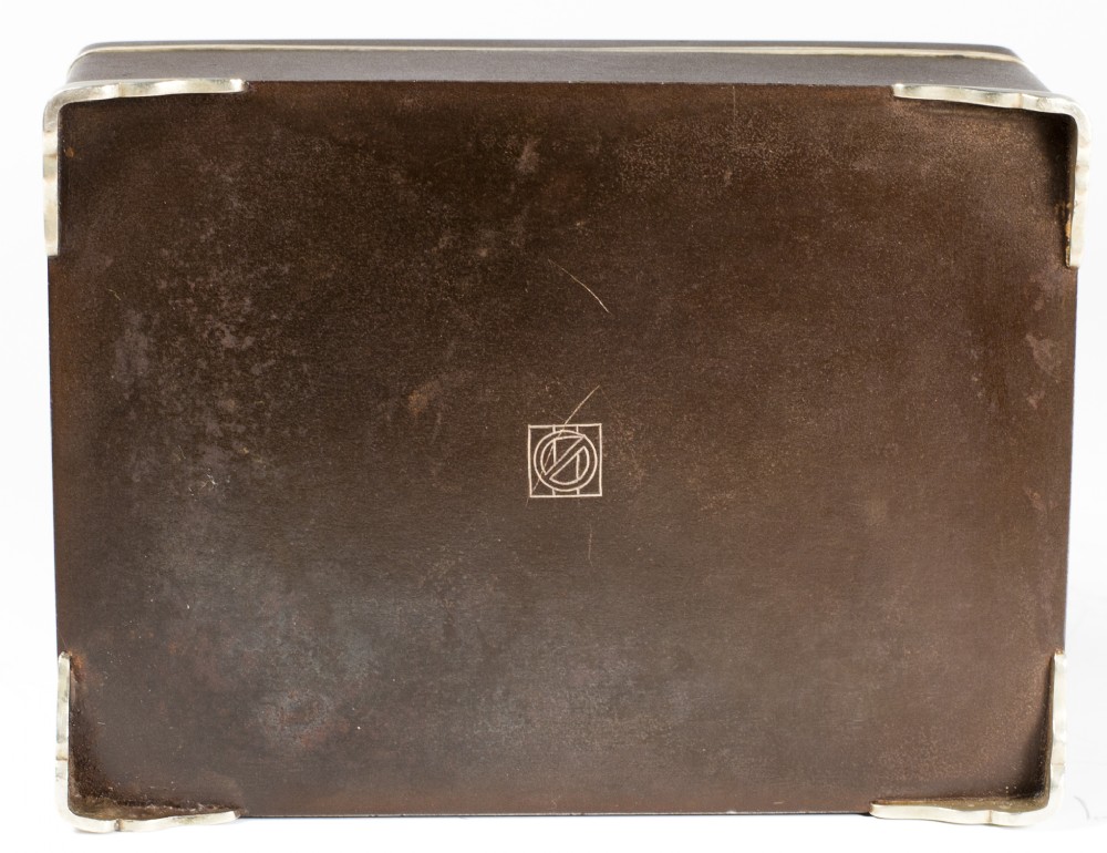 IRON ONLAID JAPANESE DRAGON BOX BY 