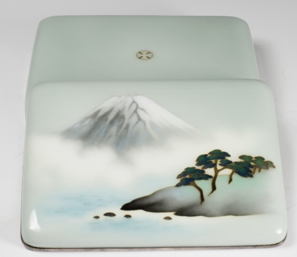 JAPANESE CLOISONNE LIDDED BOX BY THE ANDO COMPANY View VI