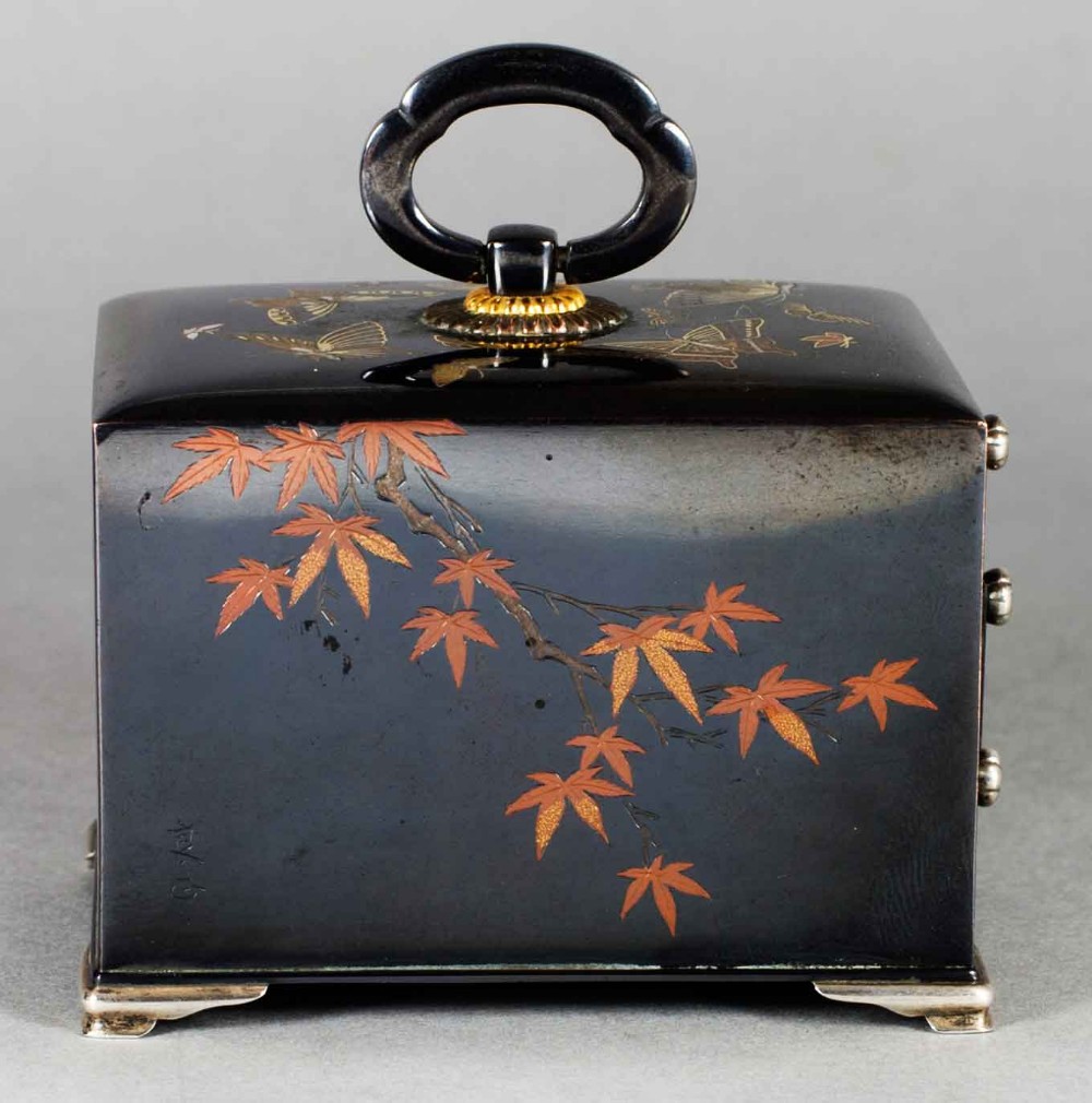 A FINE JAPANESE MINIATURE SHAKUDO KODANSU BY NOGAWA View IV