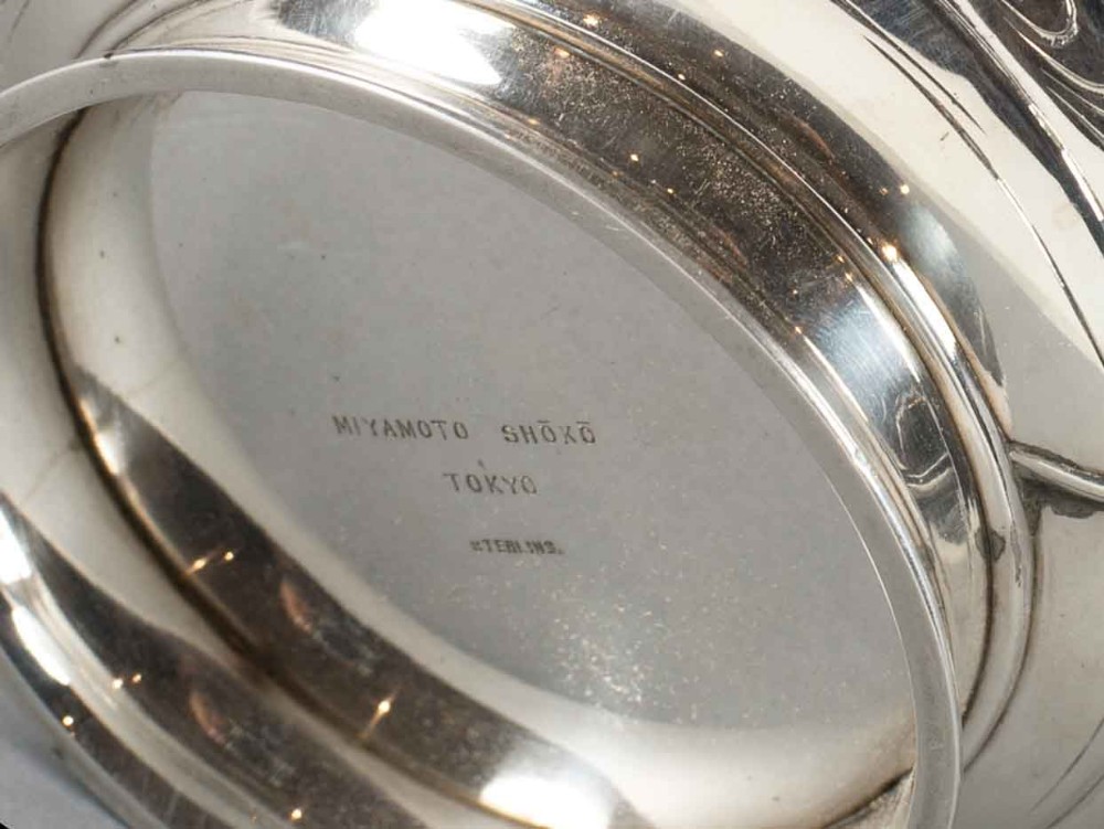 SUPERB JAPANESE SILVER BOWL  