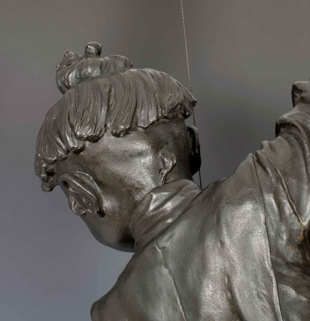 LARGE EXHIBITION QUALITY JAPANESE BRONZE BY KANIYA KUNIHARU  View X