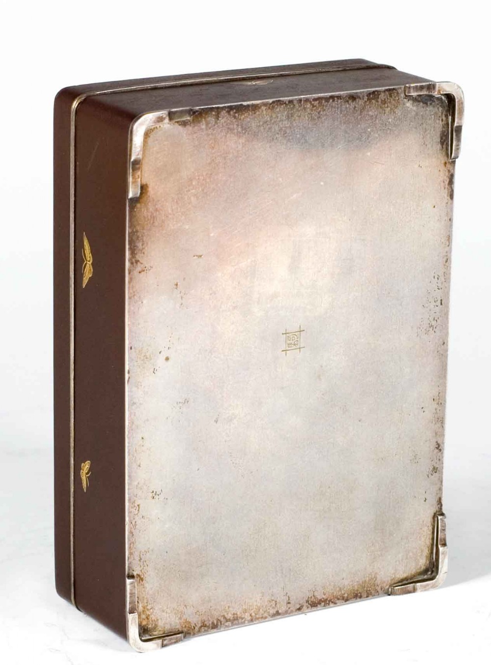 A CHARMING JAPANESE KOMAI STYLE DAMASCENED IRON BOX View XI