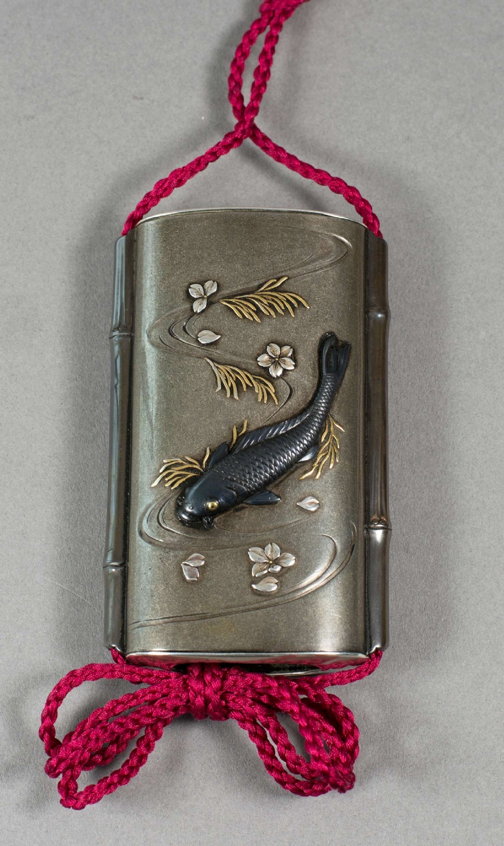 HIGH QUALITY JAPANESE SHIBUICHI & MIXED METAL SHEATH INRO - EX WRANGHAM View III