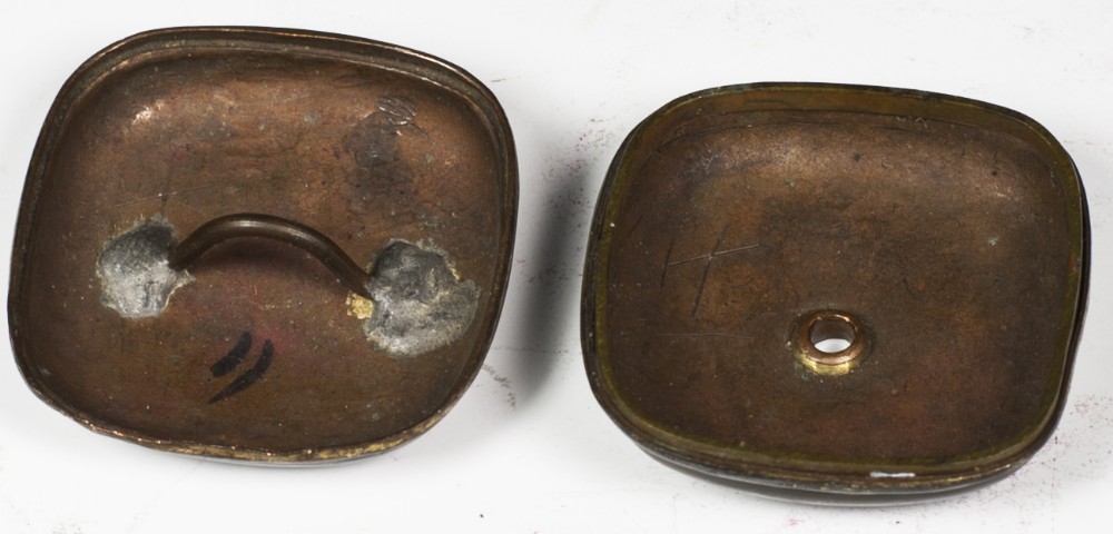 HIGH QUALITY JAPANESE SILVER AND MIXED METAL NETSUKE TOGGLES View VI