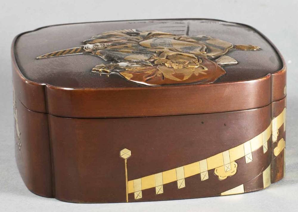 NICE QUALITY  JAPANESE MIXED METAL BOX BY THE MIYAO EISUKE COMPANY View III