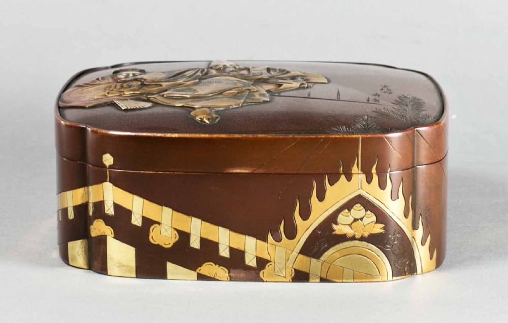 NICE QUALITY  JAPANESE MIXED METAL BOX BY THE MIYAO EISUKE COMPANY View IV
