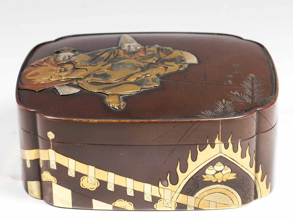 NICE QUALITY  JAPANESE MIXED METAL BOX BY THE MIYAO EISUKE COMPANY View V