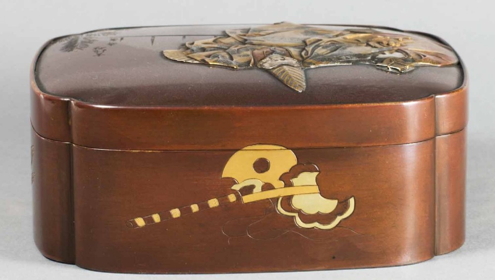 NICE QUALITY  JAPANESE MIXED METAL BOX BY THE MIYAO EISUKE COMPANY View VI
