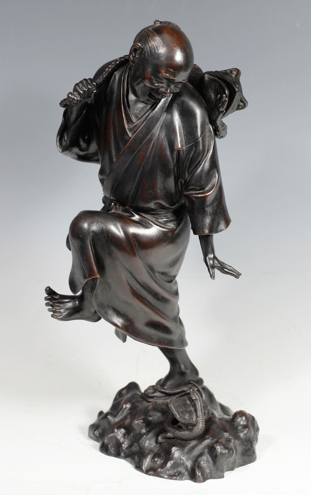 FASCINATING JAPANESE BRONZE OKIMONO 