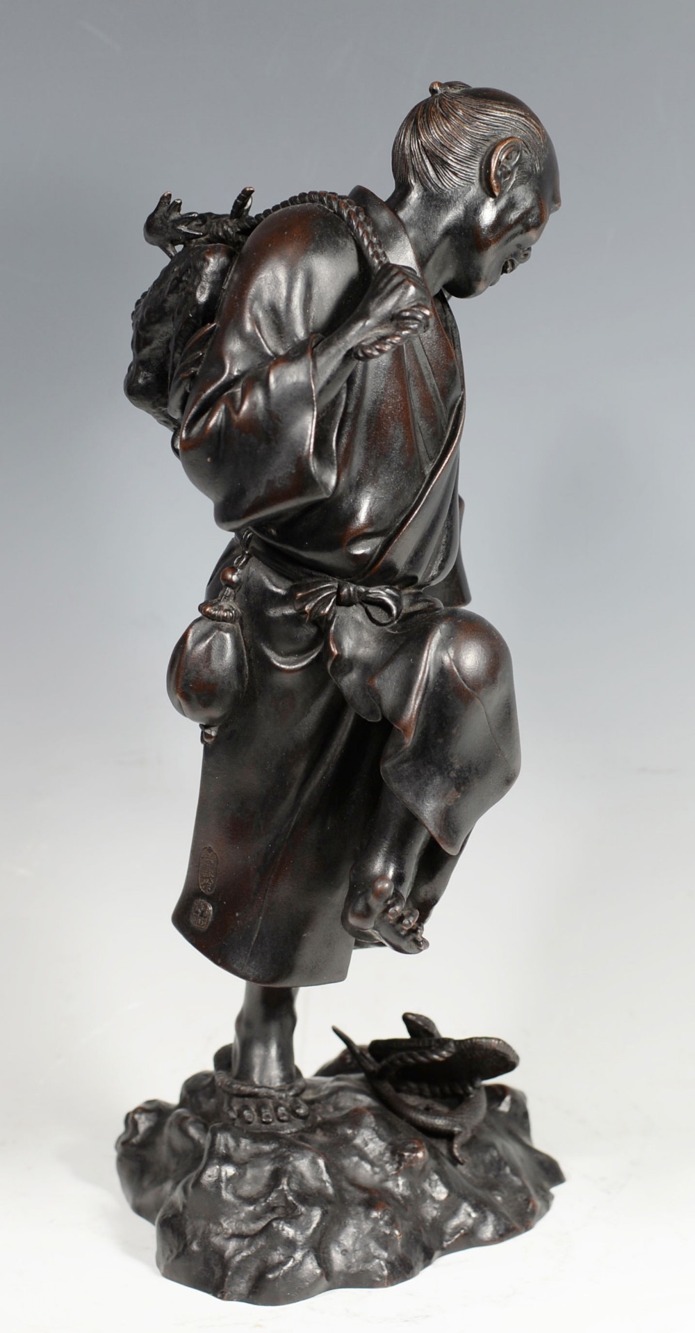 FASCINATING JAPANESE BRONZE OKIMONO 