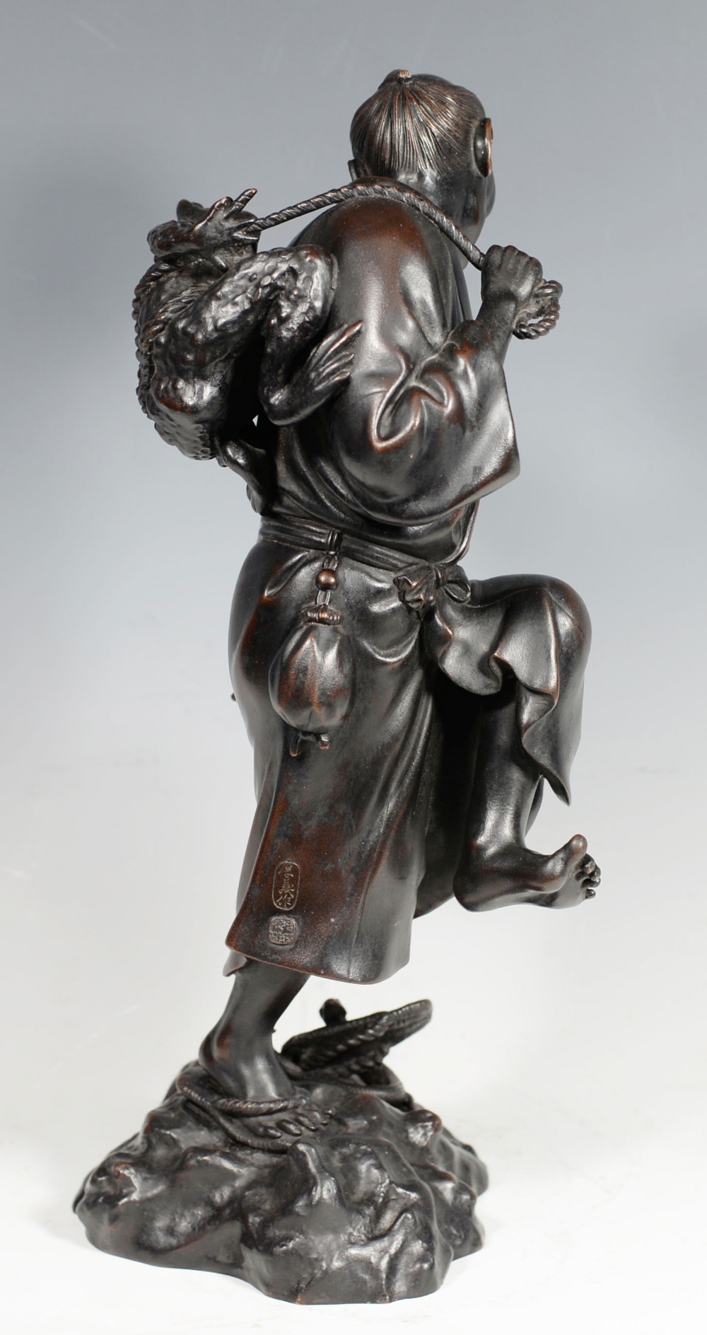 FASCINATING JAPANESE BRONZE OKIMONO 