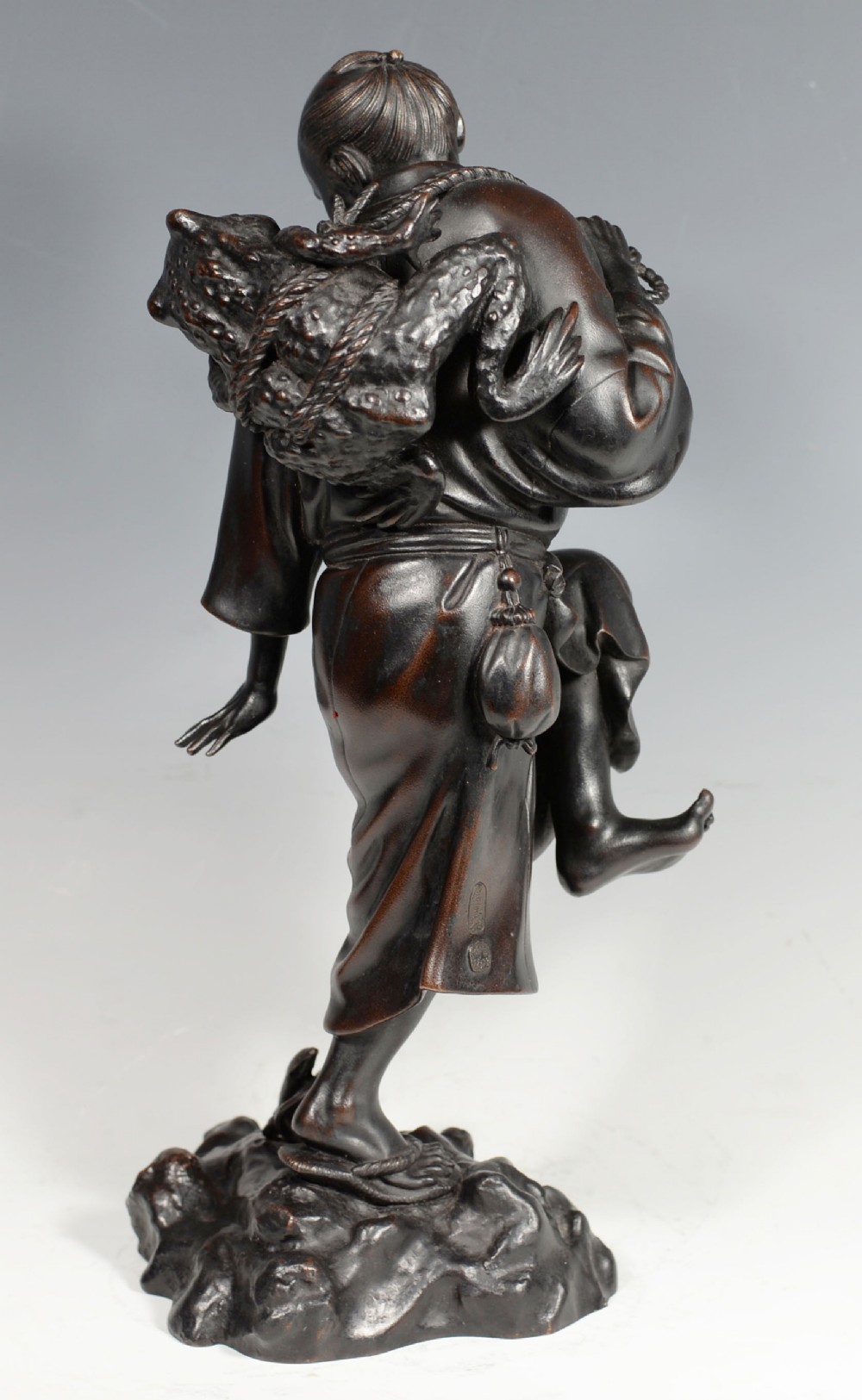 FASCINATING JAPANESE BRONZE OKIMONO 