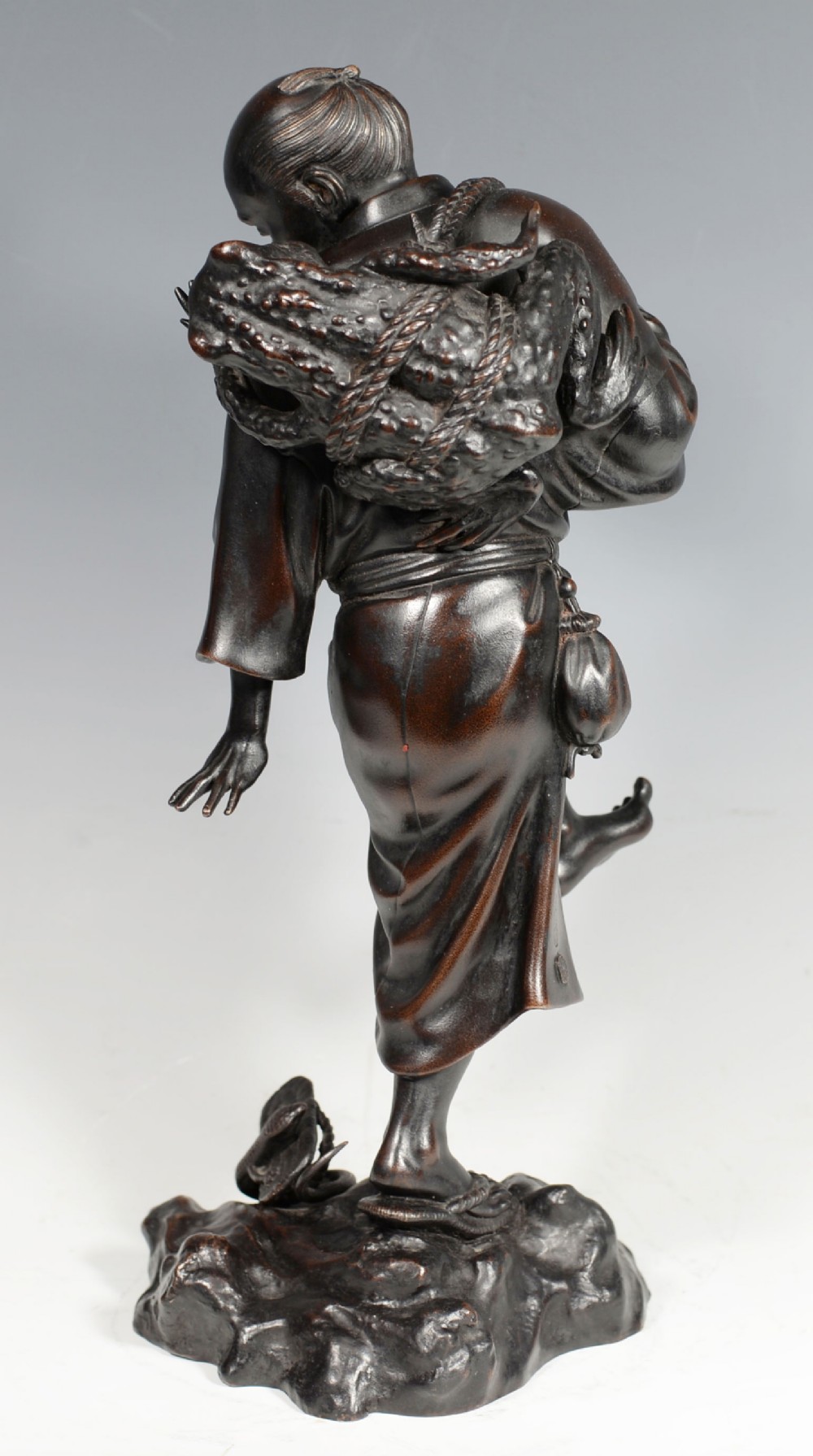 FASCINATING JAPANESE BRONZE OKIMONO 