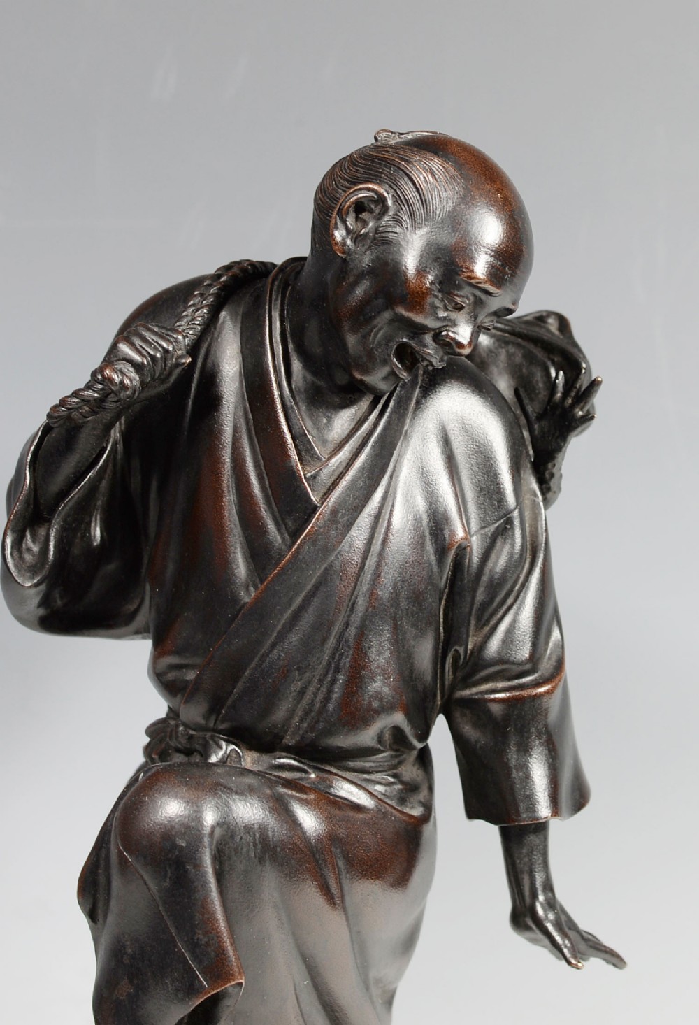 FASCINATING JAPANESE BRONZE OKIMONO 