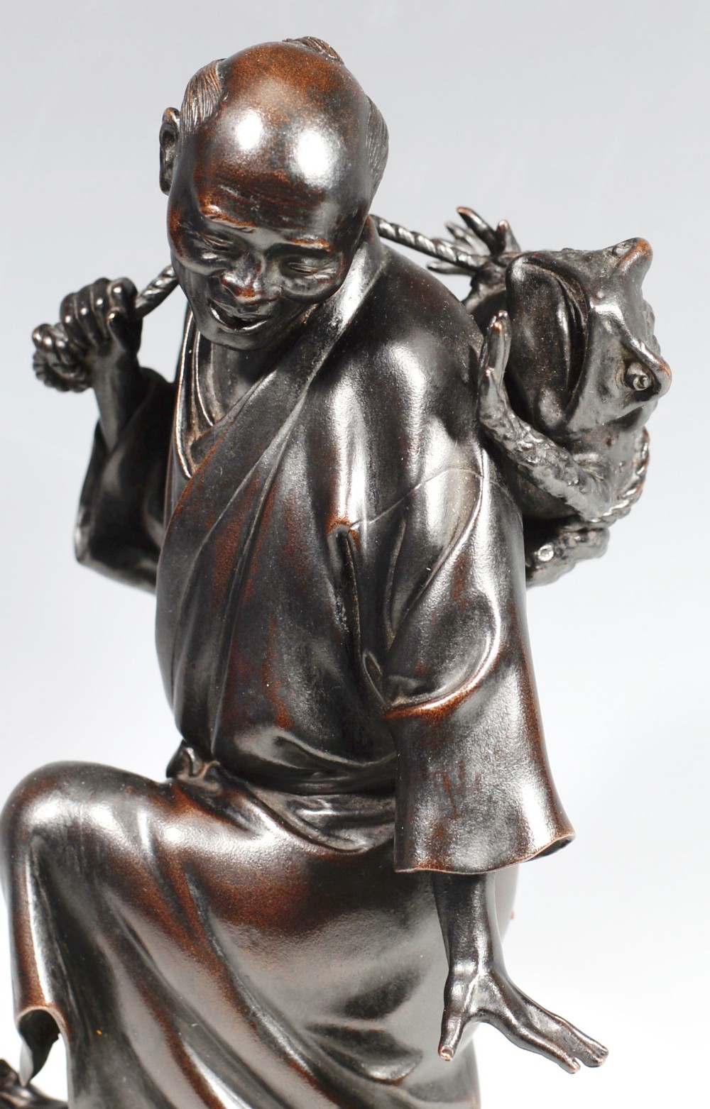 FASCINATING JAPANESE BRONZE OKIMONO 